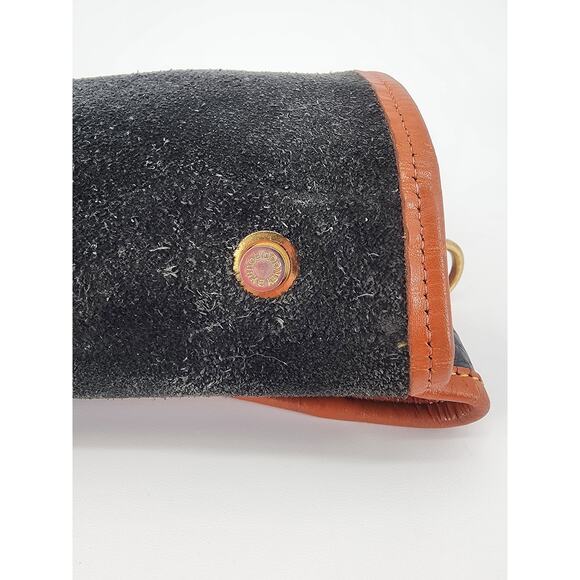 Vintage Dooney & Bourke Black All Weather Leather Top Handle Bag - Picture 7 of 16